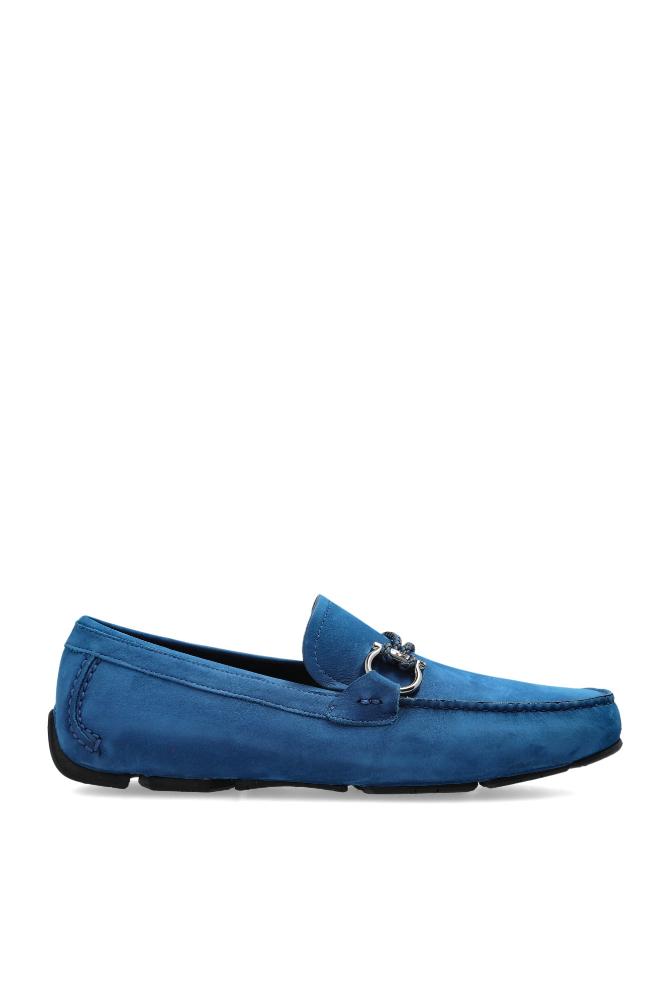 Salvatore Ferragamo スエード ローファー サックスブルー FERRAGAMO Salvatore Ferragamo サルヴァトーレ フェラガモ